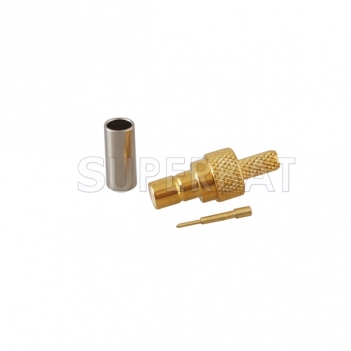 Superbat 50 Ohm SMB Male Crimp Jack Staright RF Connector for RG174,RG316,LMR100 Cable