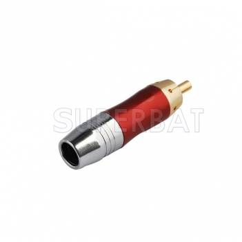 RCA Plug Male Connector  Straight None