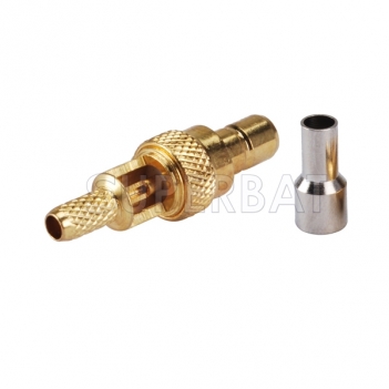 SMB Male Jack Straight RF Coax Connector Solder for 1.13 Cable