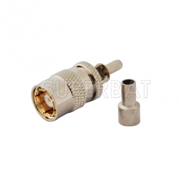 SMZ Jack Female Connector Straight Crimp RG316