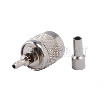 TNC Male straight connector for RG316 cable assembly