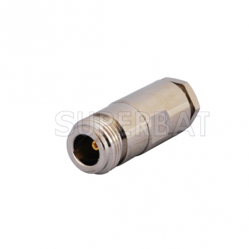 N Jack Female Straight Clamp Coaxial Connector for LMR195 Cable