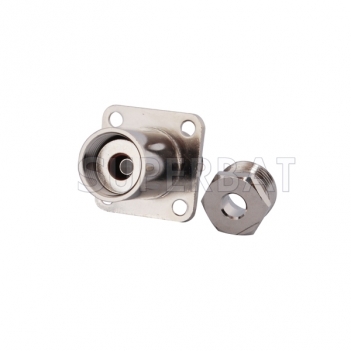 N Jack Female Connector Straight 4 Hole Flange Clamp LMR-195