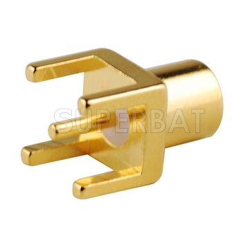 MCX Jack Female Connector Straight Solder