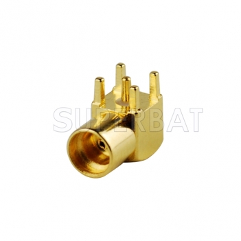 MMCX Jack Female Connector Right Angle Solder