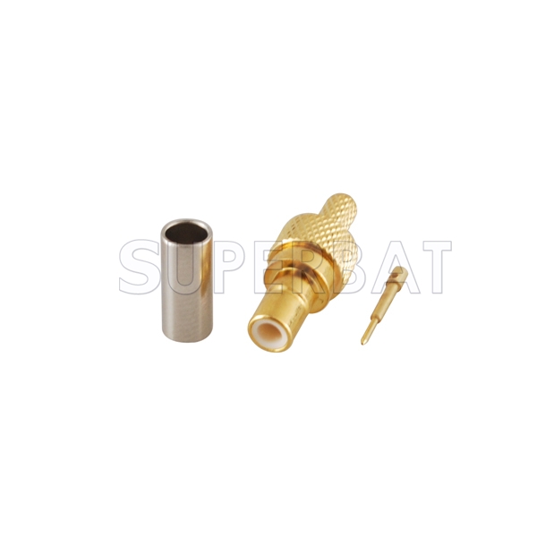 thumbnail image 2 of SMB Male Plug Crimp Connector – 75 Ohm For RG316, RG174, RG179, LMR100 Cable 2 of 5