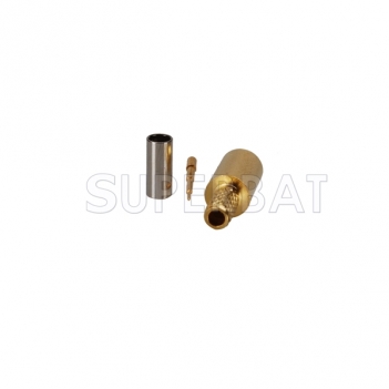 MC-Card Plug Male Connector  Straight None Crimp RG316