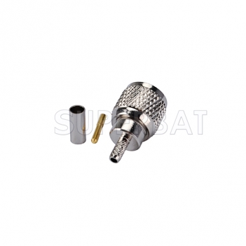 Mini UHF Plug Male Connector Straight Crimp RG316