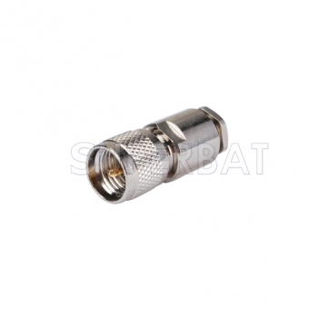 Mini UHF Plug Male Connector Straight Clamp for LMR-195