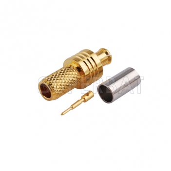 MCX Plug Male Connector Straight Crimp LMR-195