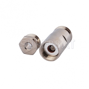 N Jack Female Straight Clamp Coaxial Connector for LMR195 Cable