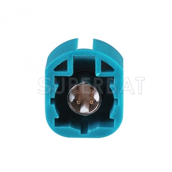 FAKRA HSD Z Plug Male Straight PCB Mount Connector