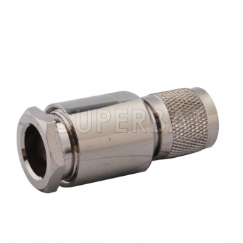 TNC Plug Male Connector Straight Clamp LMR-400