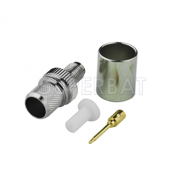 Superbat RP-SMA Jack male pin crimp connector for RG213 RG8 LMR400