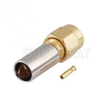 Superbat RP-SMA Plug female Crimp connector for LMR200 cable