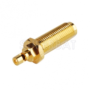 Superbat 50 Ohm SMA female Connector with 17mm long thread for 1.13mm cable