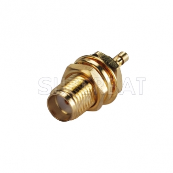 SMA Female Bulkhead Solder Jack Connector for 1.13mm Cable