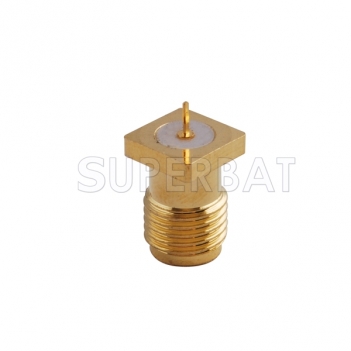 SMA Female Jack Connector Straight PCB Mount