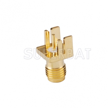 SMA Jack Female PCB Mount Connector Straight for 0.031 inch End Launch