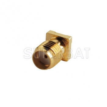 SMA Female PCB Mount Straight Solder Connector