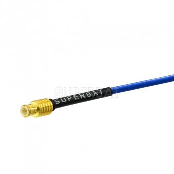 Custom RF Cable Assembly MCX Plug Straight Solder pigtail cable Using RG405 .086" Coax