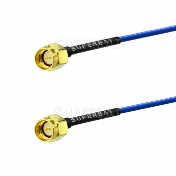RF connector cable assembly Semi rigid jumper cable with SMA rf connector