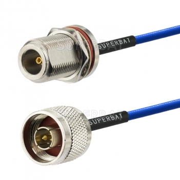 RF Coaxial Cable RG402 RG405 Low Loss Flexible Semi Rigid Cable with N Male and Female Connector