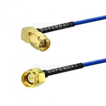 SMA Male Plug Connector Right Angle RF Coaxial Cable