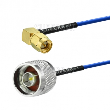 RG405 antenna cable with N/SMA male straight connector
