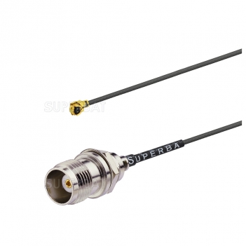 TNC female bulkhead switch to ufl/ipx RF cable assembly 15cm For PCI Wifi Card Wireless Router