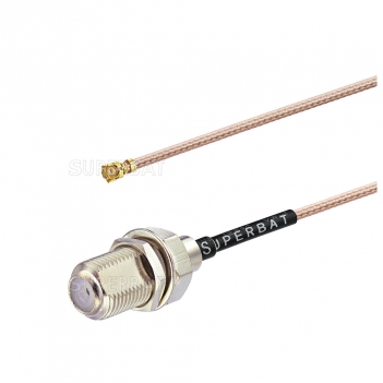 IPX / u.fl to F jack female pigtail coaxial cable RG178 for Wlan Mini-PCI