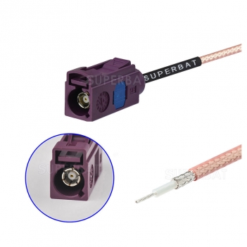 FAKRA( D code) connector Supplying High quality cable assemble cable connector/RF connector