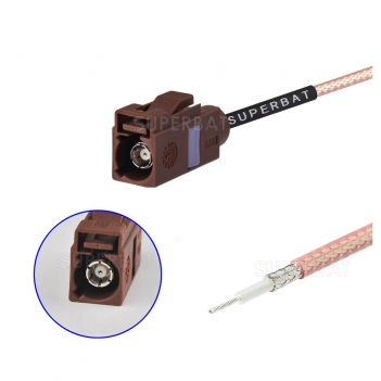 Custom RF Cable Assembly Manufactory Fakra F jack RF_cable conector RG316