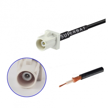 Low price Good quality FAKRA,Male stragiht Plug for RG174 custom cable assemblies