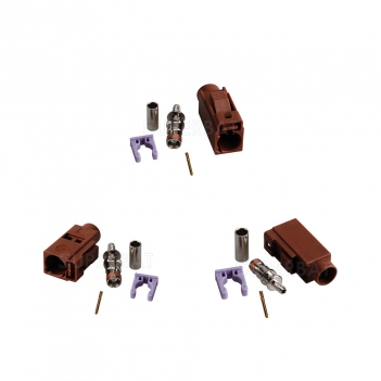 Superbat GPS ANTENNA Fakra Jack female RF Connector Brown /8011 TV2 SDARS Crimp RG316 RG174