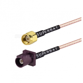 RP SMA female /SMA male to FAKRA D Male jumper RG316 RF cable