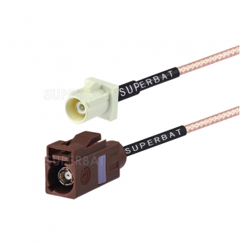 Fakra B male RA to Fakra F female RF cable assembly RG316 wireless wifi Good Quality