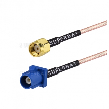 FAKRA C BLUE connector cable connector/RF connector
