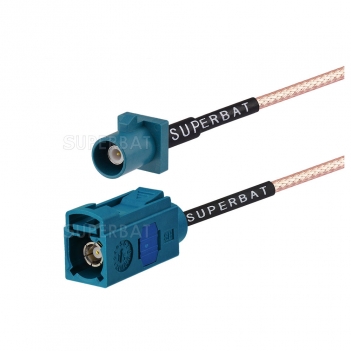 Pigtail cable Fakra Z Type female to Fakra Z male ST adapter RG316 Neutral coding short cable