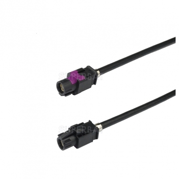 LVDS HSD cable Assembly A Code Straight Jack to A Code Straight Jack  120cm