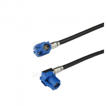 HSD Cable Assembly C Code Right Angle Jack to C Code Right Angle Jack 120cm