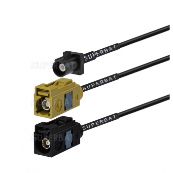 Factory Direct RF Connector Fakra A Male to Fakra K Female For RG174 Cable