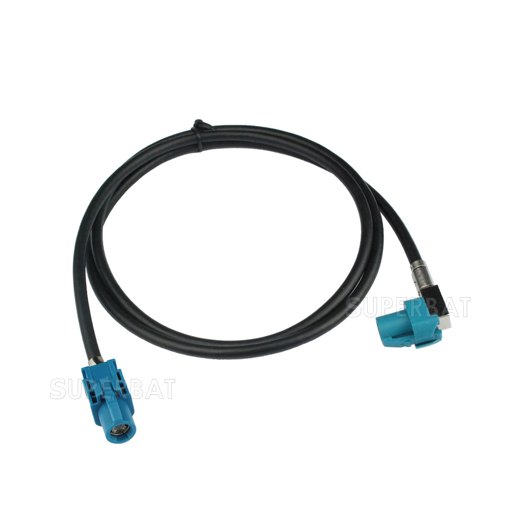 FAKRA HSD LVDS Z female to jack Shielded Dacar 535 4-Core Cable 90cm for BMW 