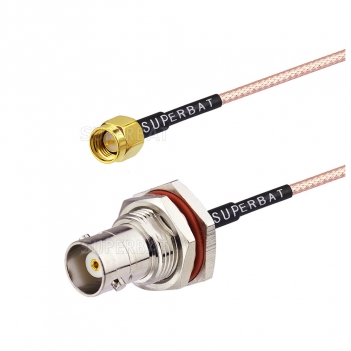 RF Coax SMA Male to BNC Female Connector Pigtail RG316 Extension Cable Ham Radio Antenna Adapter Wire Assembly for Baofeng Wouxun Icom Yaesu
