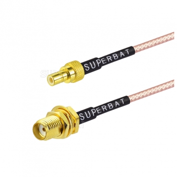 Female SMA to female SMB  straight connector for RG316 cable