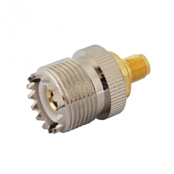 RF Coaxial Coax Handheld Radio Antenna Adapter SMA Female to UHF Female SO239 SO-239 Straight Connector Adaptor for Baofeng UV5R QUANSHENG TYT