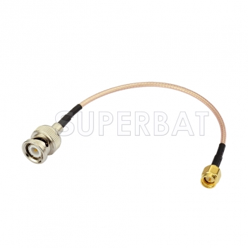Coaxial BNC Male to SMA Male RG316 Extension Cable Ham Radio Antenna Adapter Wire Assembly for Baofeng Wouxun Kenwood Icom Yaesu