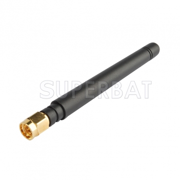 2X dual band vhf uhf small flexible stubby handheld walkie talkie radio antenna sma male antenna