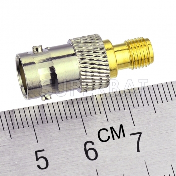 RF Coaxial Coax Handheld Radio Antenna Adapter BNC Female to SMA Female straight Connector Adaptor for Baofeng UV 5R QUANSHENG TYT 2 way radio