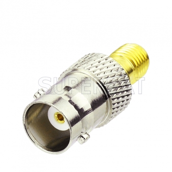 RF Coaxial Coax Handheld Radio Antenna Adapter BNC Female to SMA Female straight Connector Adaptor for Baofeng UV 5R QUANSHENG TYT 2 way radio